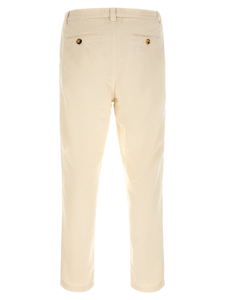 Brunello Cucinelli Beige Cotton Casual Pants