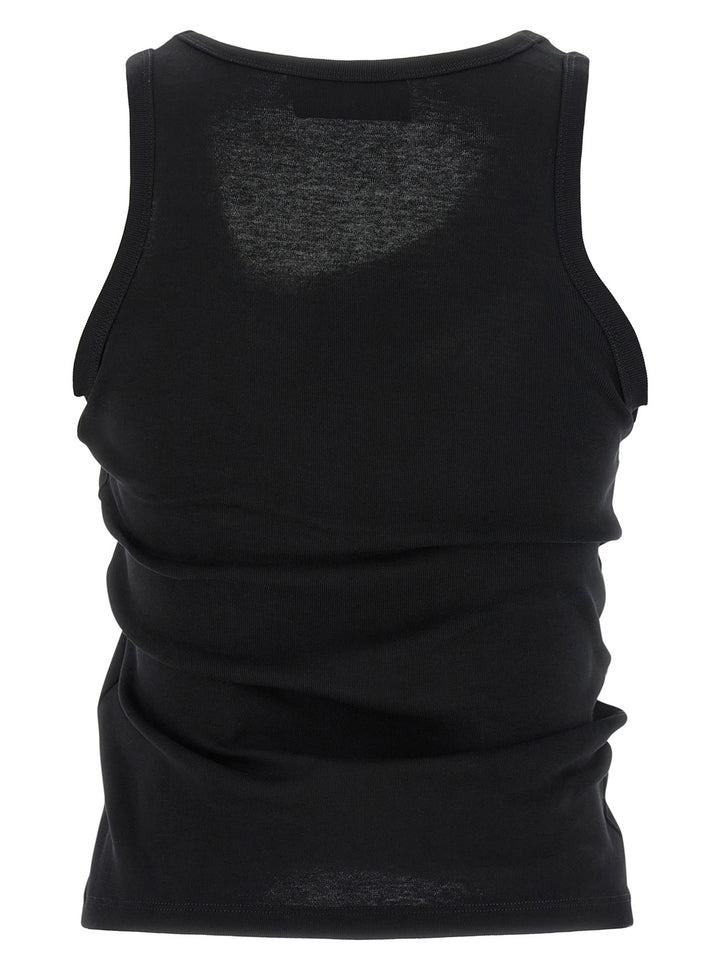 Coperni Black Cotton Tank Tops