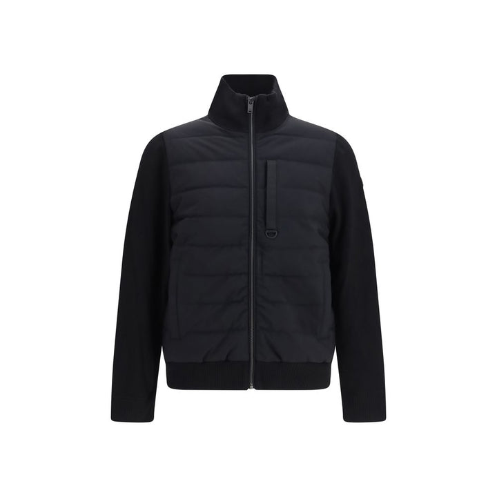 Moose Knuckles Black Viscose Full-Length Jacket