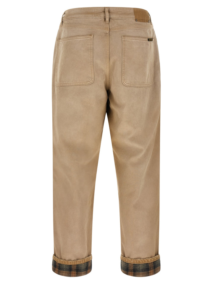 Golden Goose Beige Cotton Casual Pants
