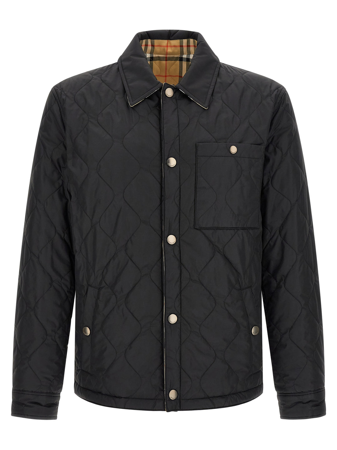 Burberry Black Polyamide Full-Length Jacket