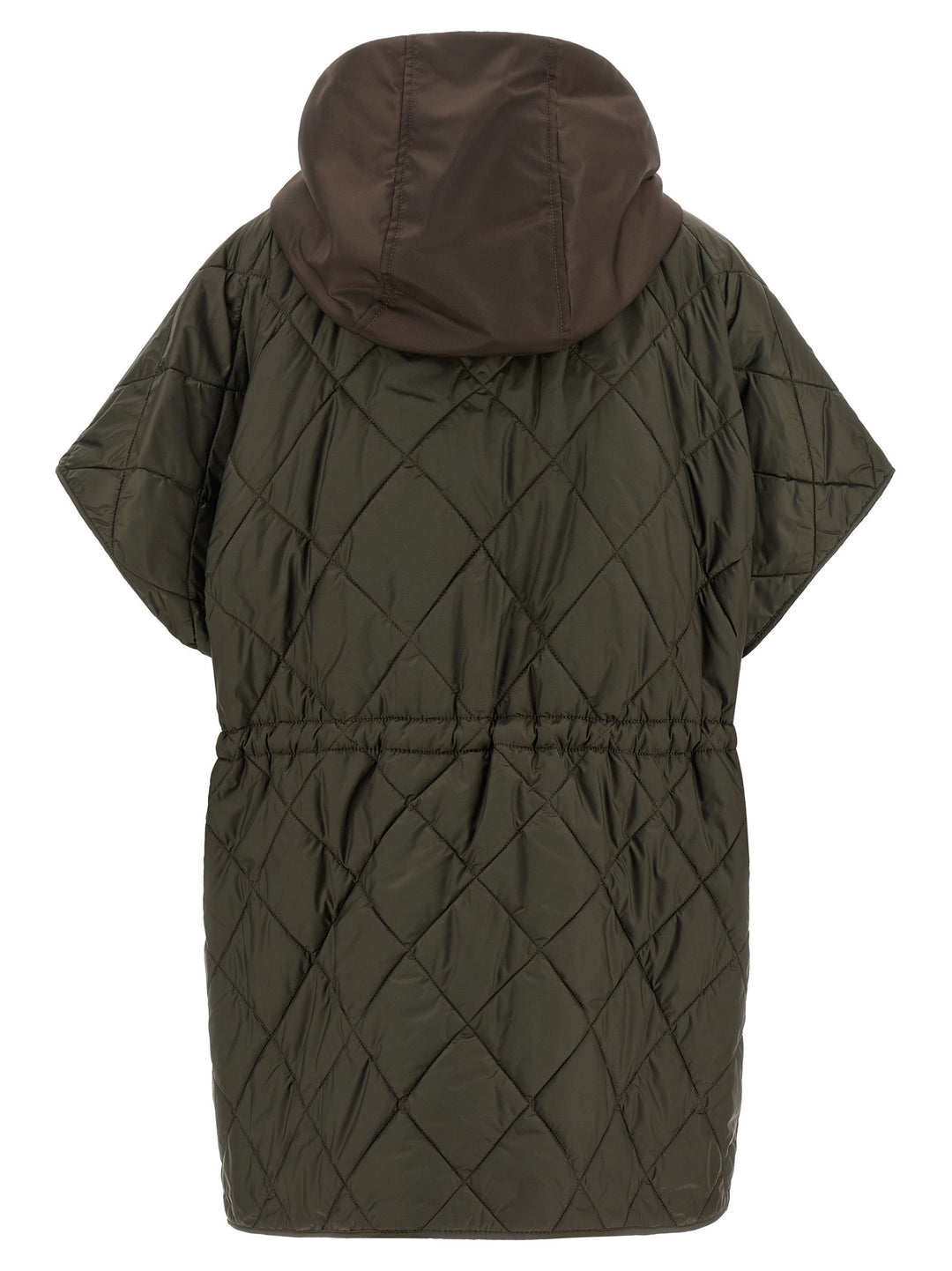 Max Mara Brown Polyamide Sleeveless Jacket