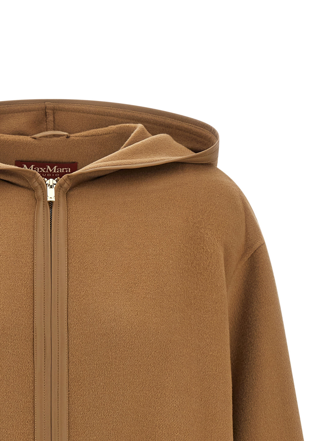 Max Mara Beige Virgin Wool Coat