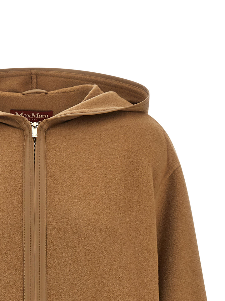 Max Mara Beige Virgin Wool Coat
