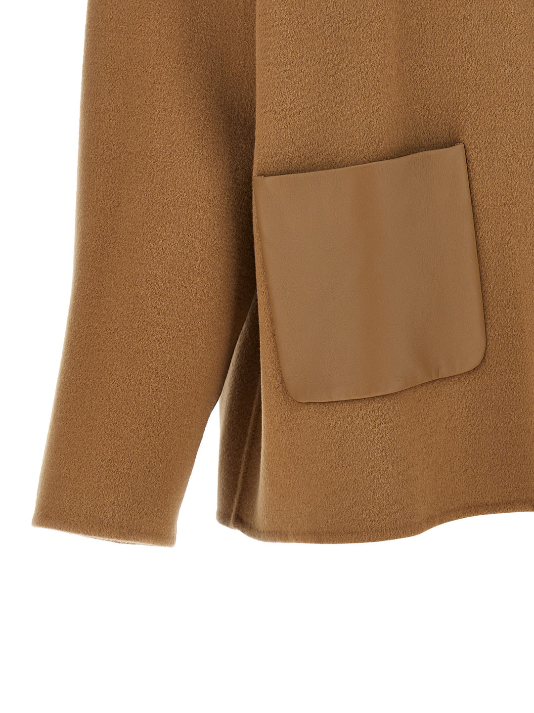 Max Mara Beige Virgin Wool Coat