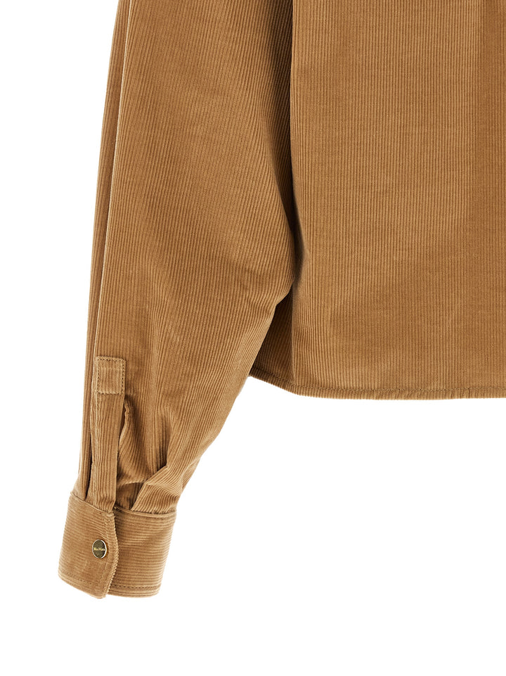 Max Mara Beige Cotton Denim Jacket