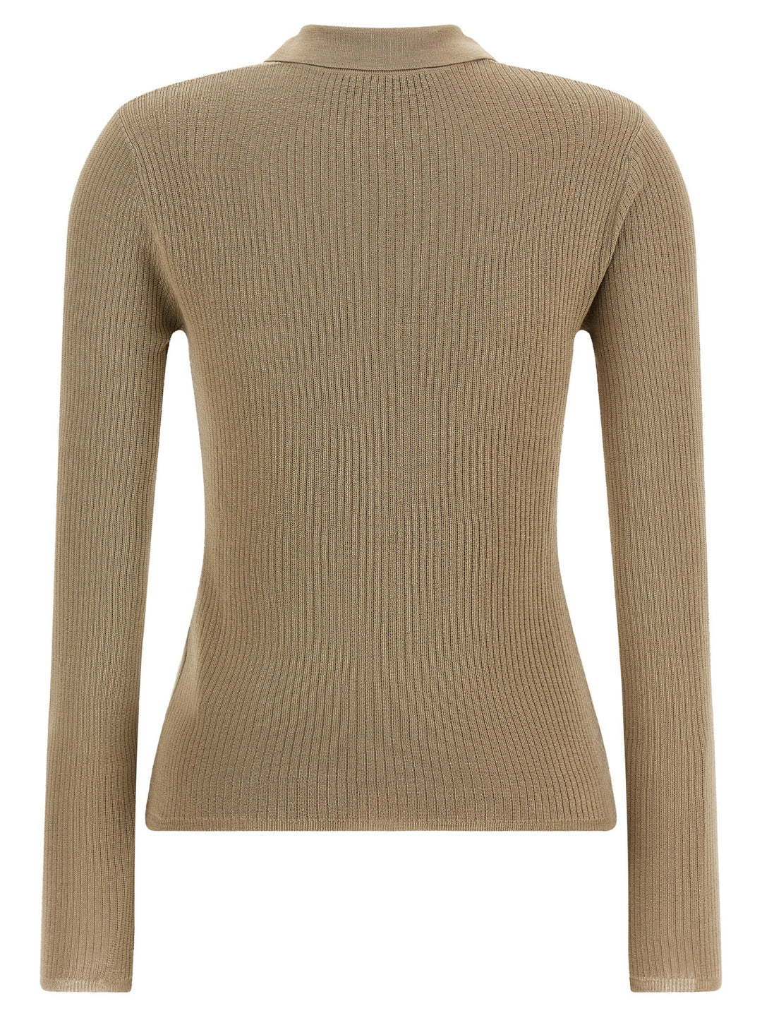 Max Mara Beige Silk Cardigan