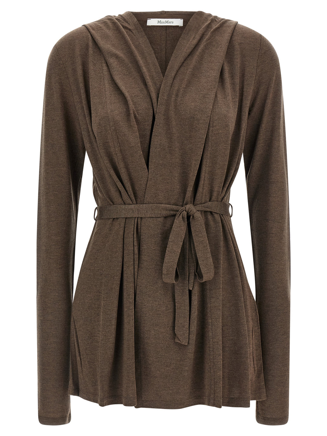 Max Mara Brown Lyocell Cardigan