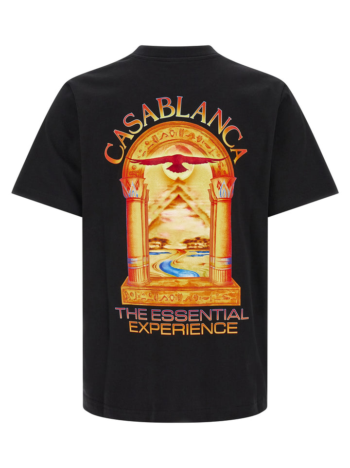 Casablanca Black Organic Cotton T-Shirt
