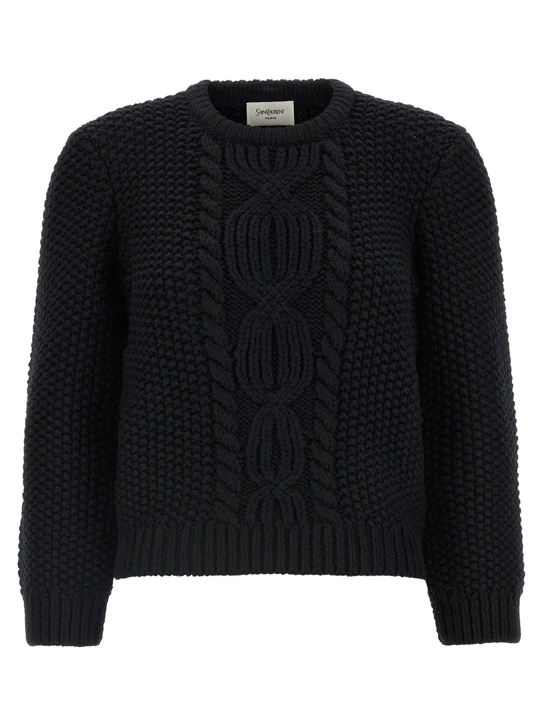 Saint Laurent Black Wool Cardigan
