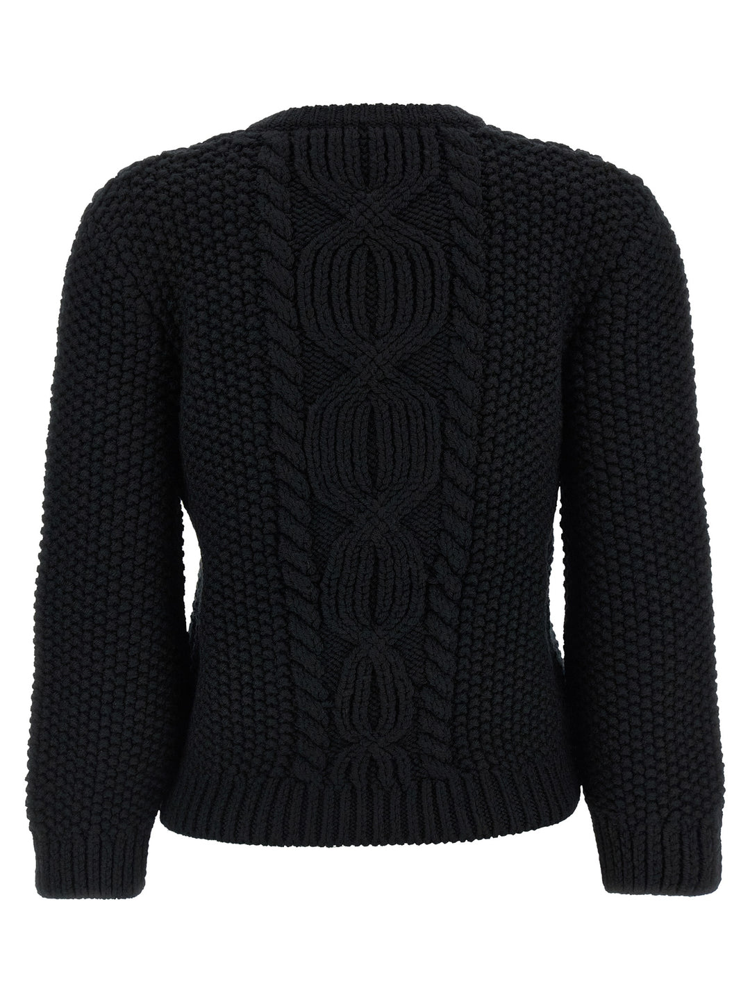 Saint Laurent Black Wool Cardigan