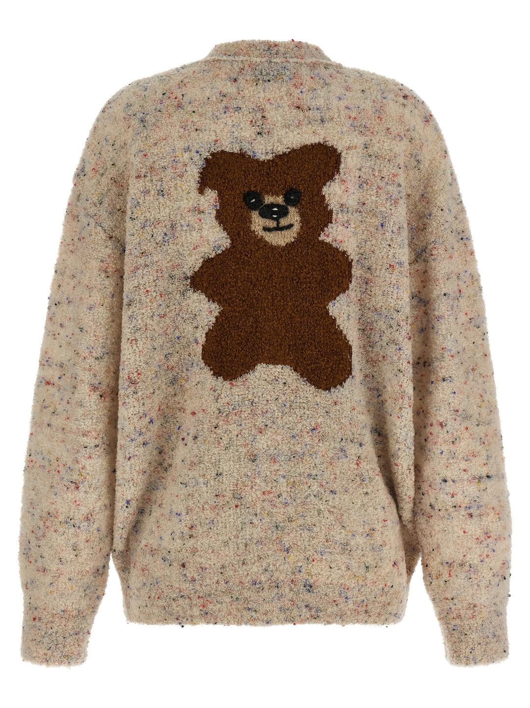 Moschino Beige Virgin Wool Cardigan