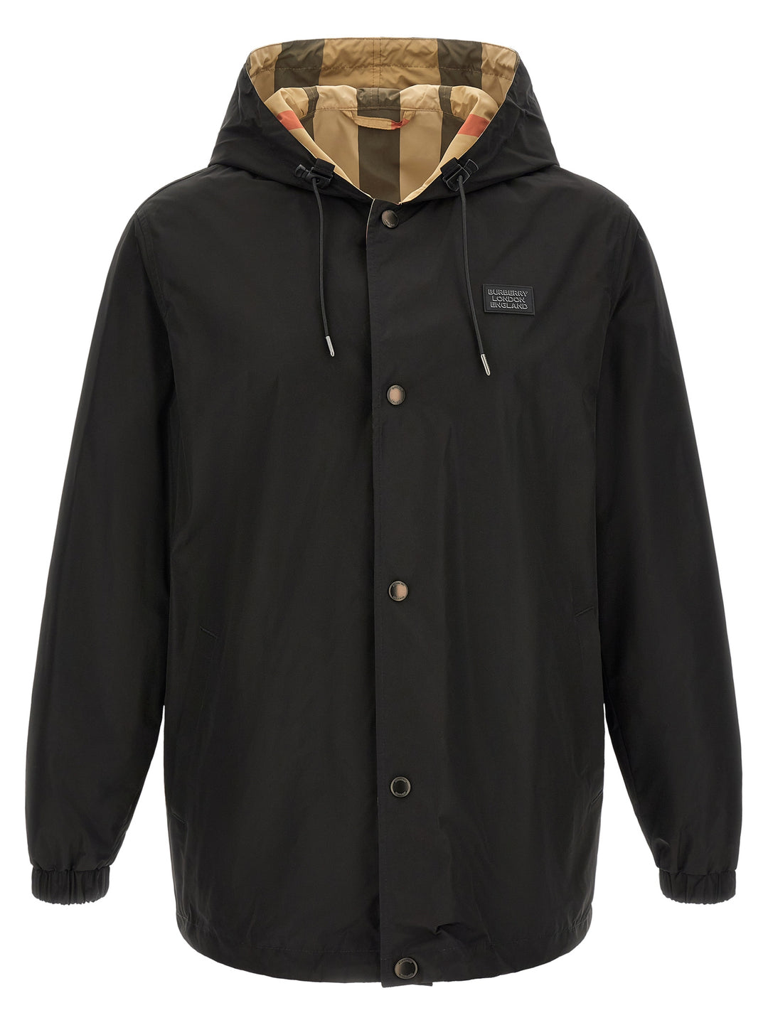 Burberry Black Polyester Coat