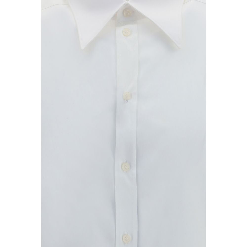 Dolce &amp; Gabbana White Cotton Dress Shirt