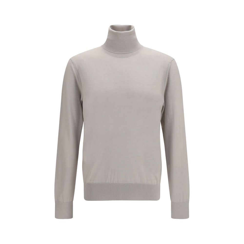 Dolce &amp; Gabbana Beige Cashmere Turtleneck