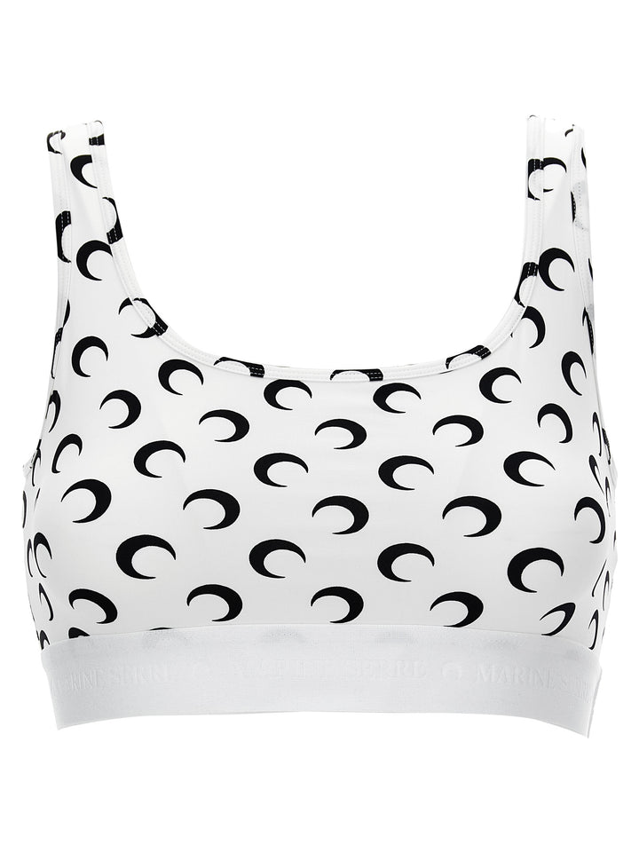 Marine Serre Bicolor Polyamide Sport Bra