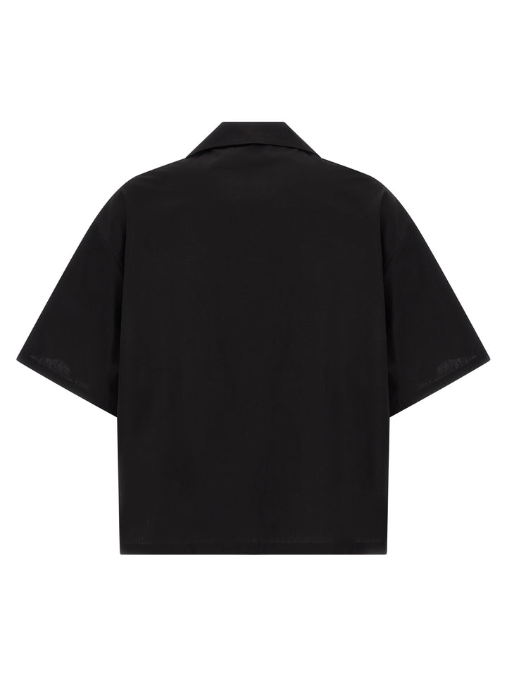 Balenciaga Black Cotton Blouse