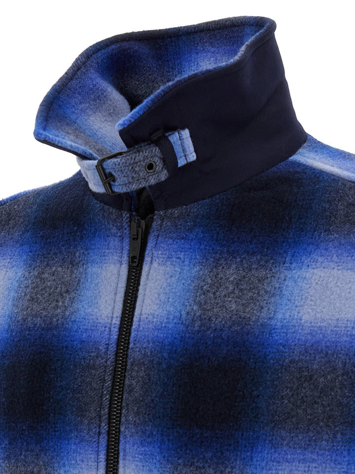 Balenciaga Blue Virgin Wool Bomber