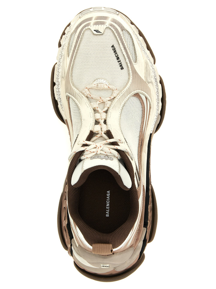 Balenciaga White Polyethylene Athletic Sneakers