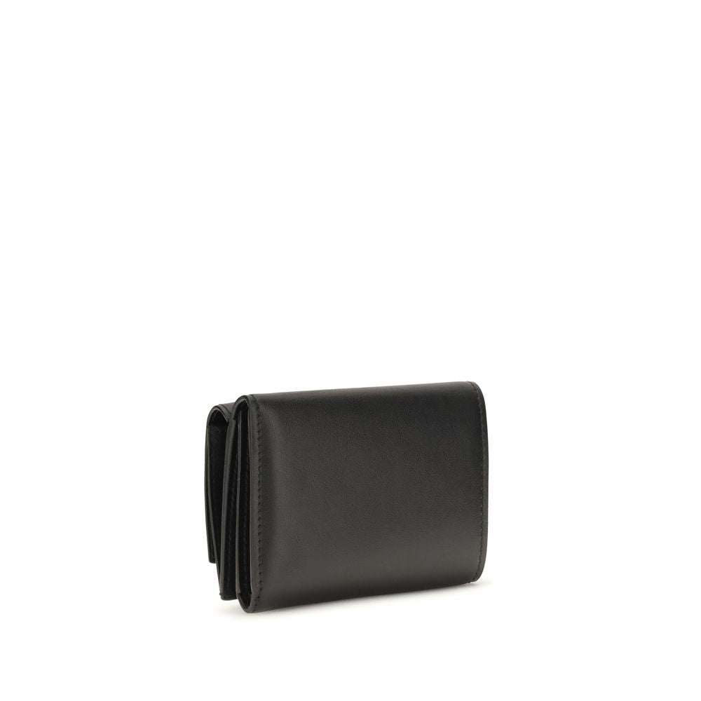 Fendi Black Calf Leather Bos Taurus Wallet