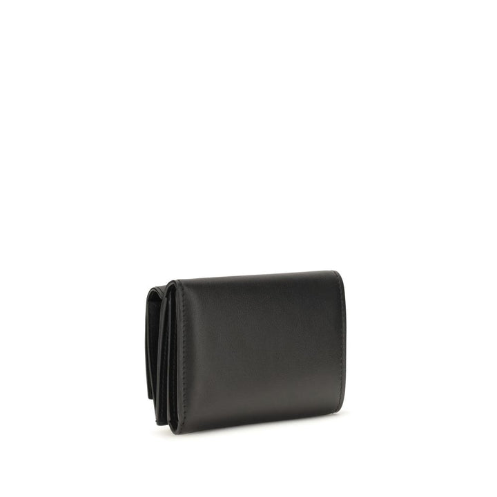 Fendi Black Calf Leather Bos Taurus Wallet