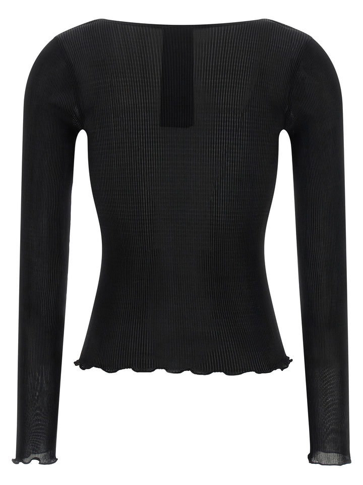 Saint Laurent Black Silk Shirt