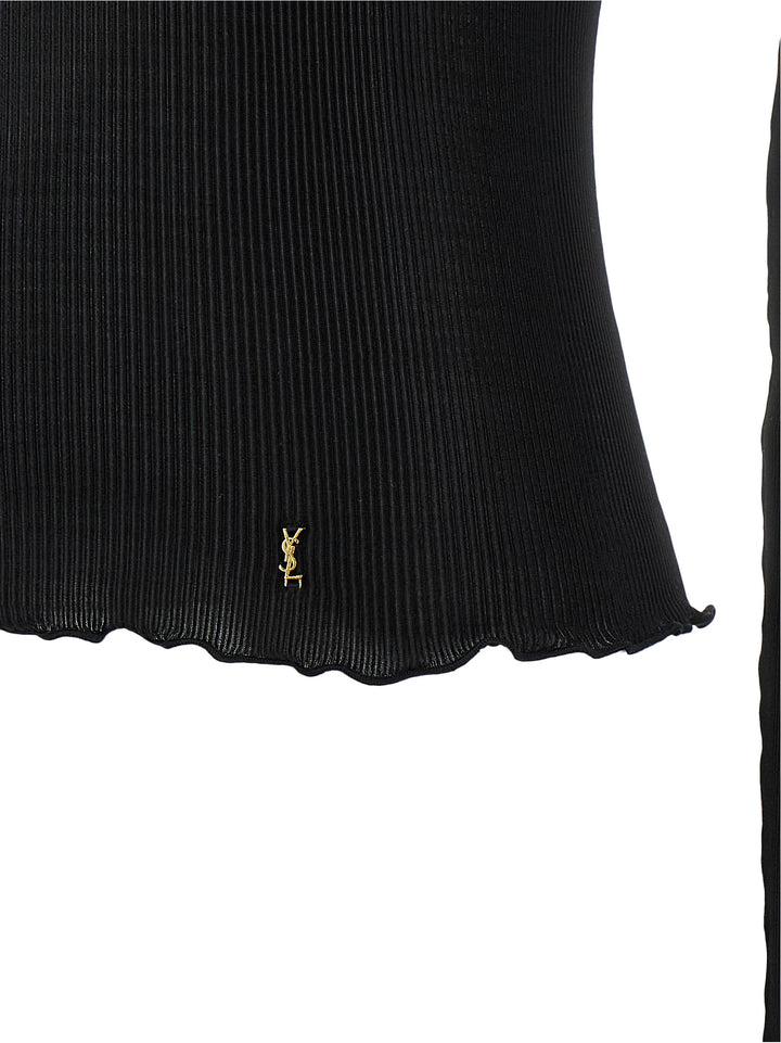 Saint Laurent Black Silk Shirt