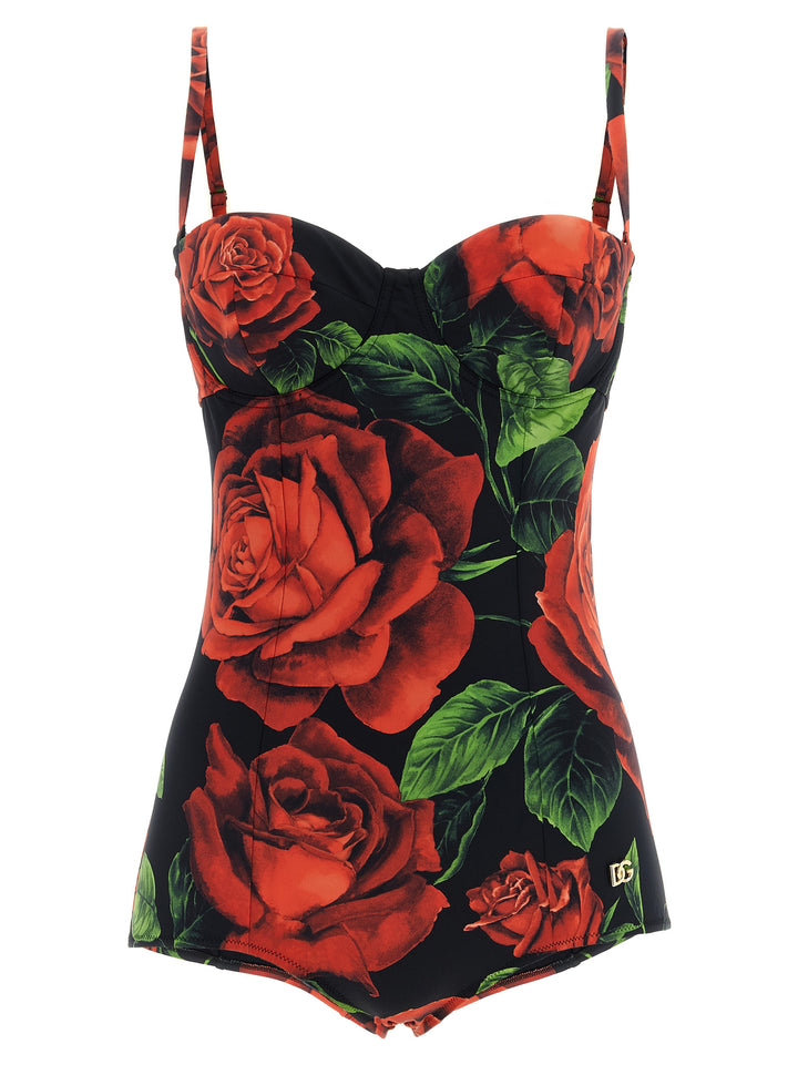 Dolce &amp; Gabbana Multicolor Polyamide One-Piece Swimsuit