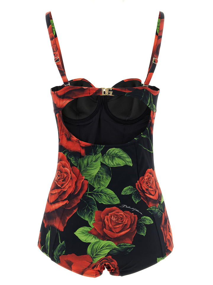 Dolce &amp; Gabbana Multicolor Polyamide One-Piece Swimsuit