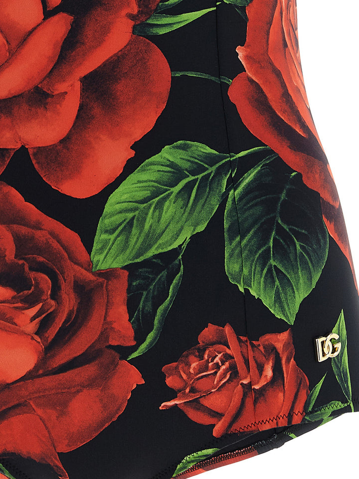 Dolce &amp; Gabbana Multicolor Polyamide One-Piece Swimsuit