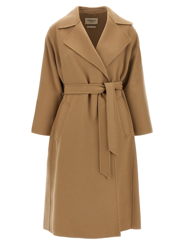 Max Mara Beige Virgin Wool Coat