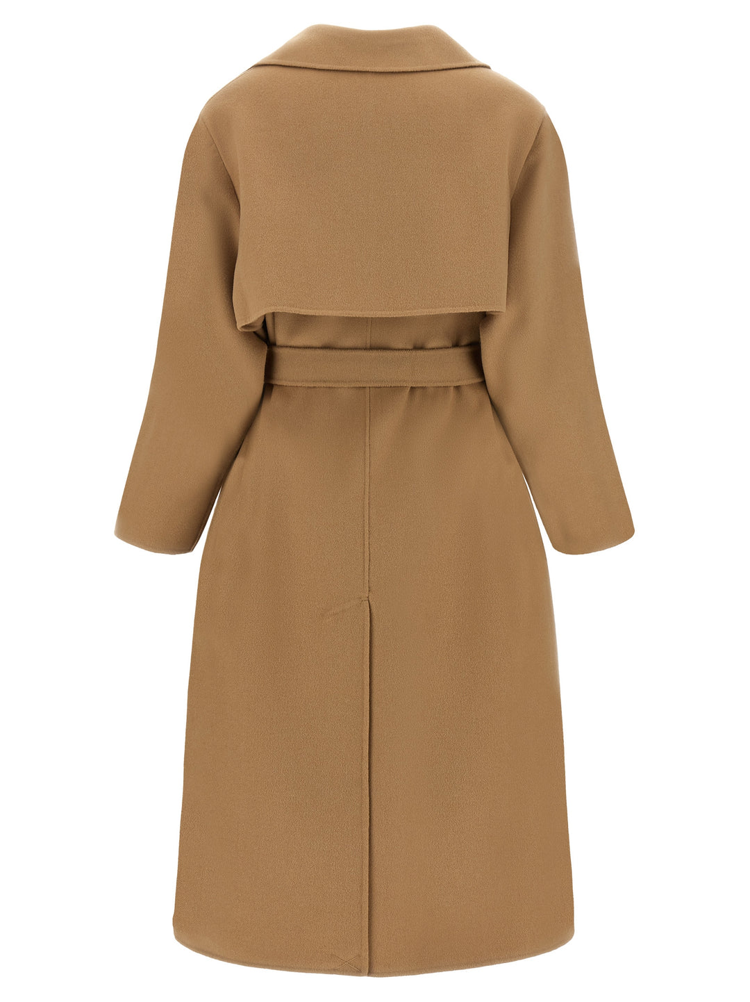 Max Mara Beige Virgin Wool Coat