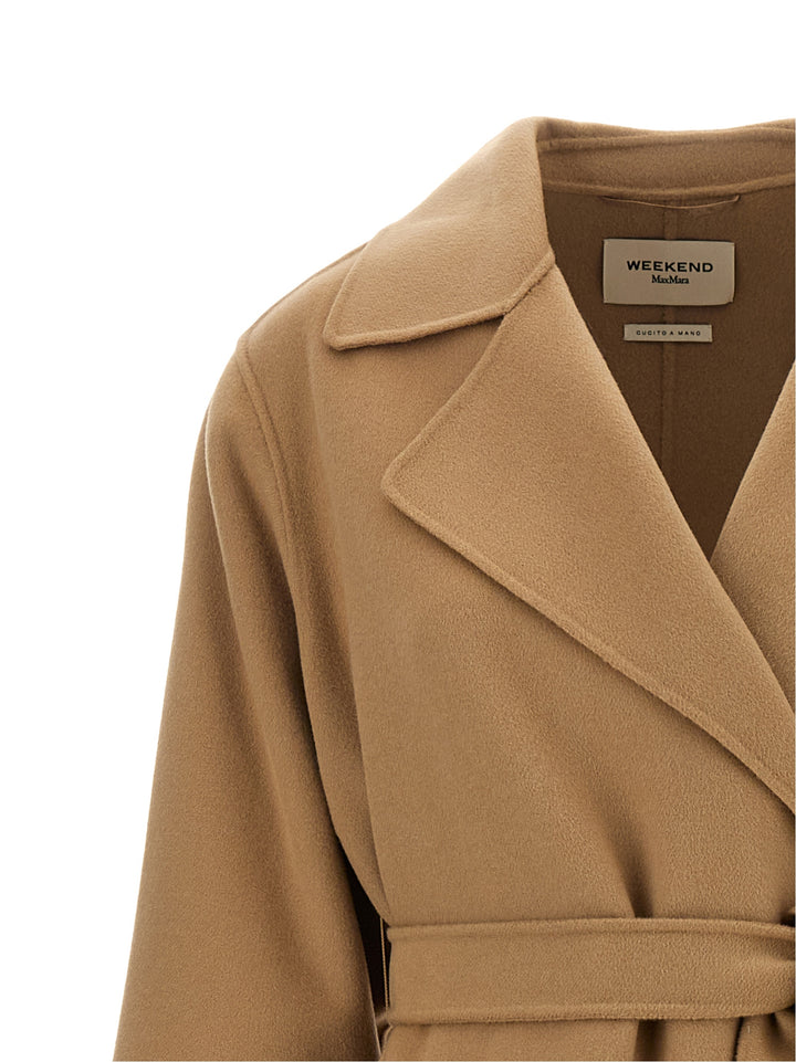 Max Mara Beige Virgin Wool Coat