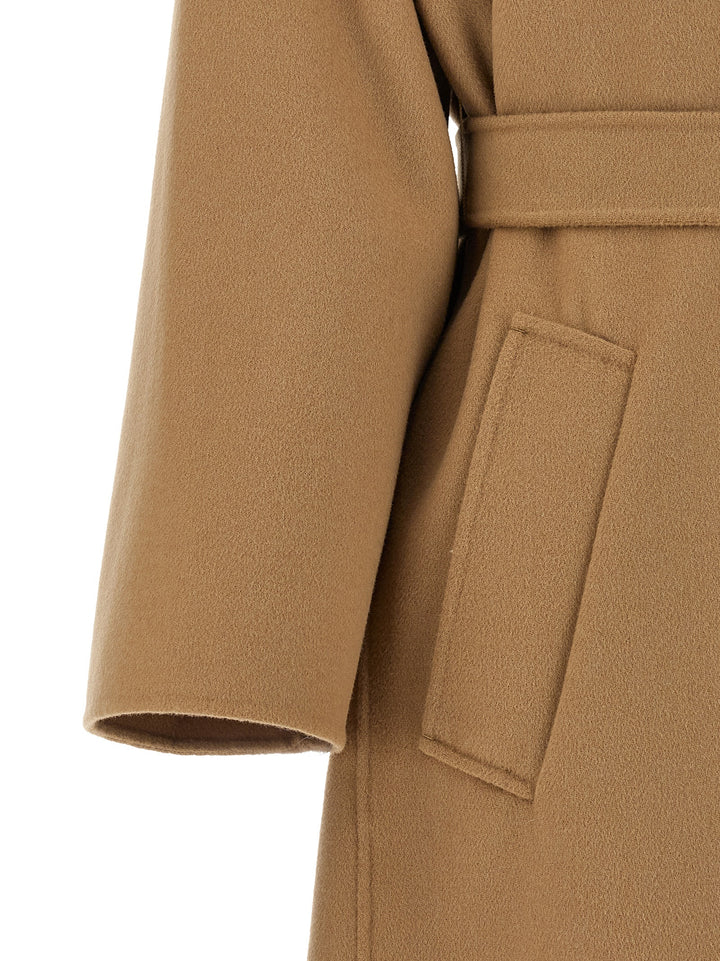 Max Mara Beige Virgin Wool Coat