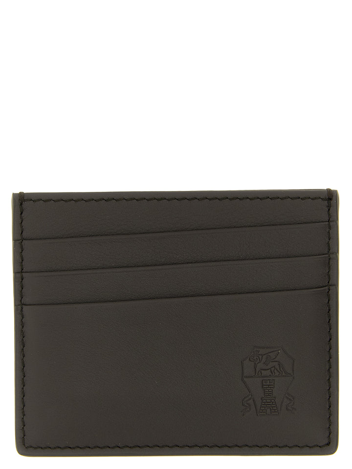 Brunello Cucinelli Black Calfskin Cardholder