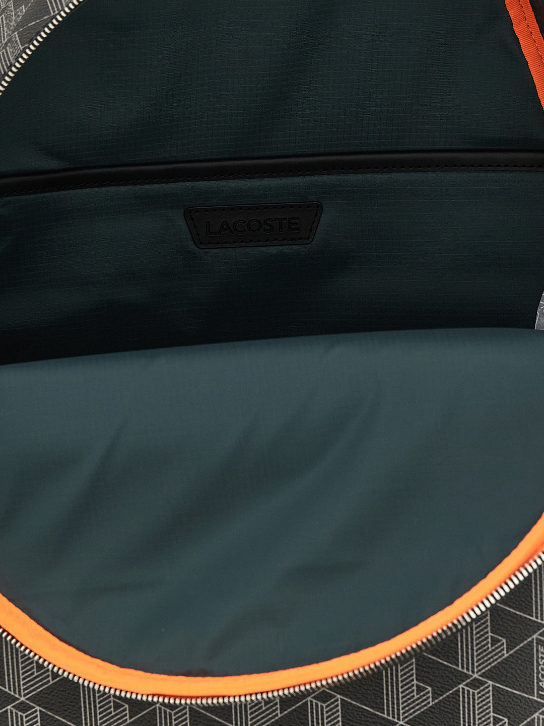 Lacoste Black Pvc Backpack