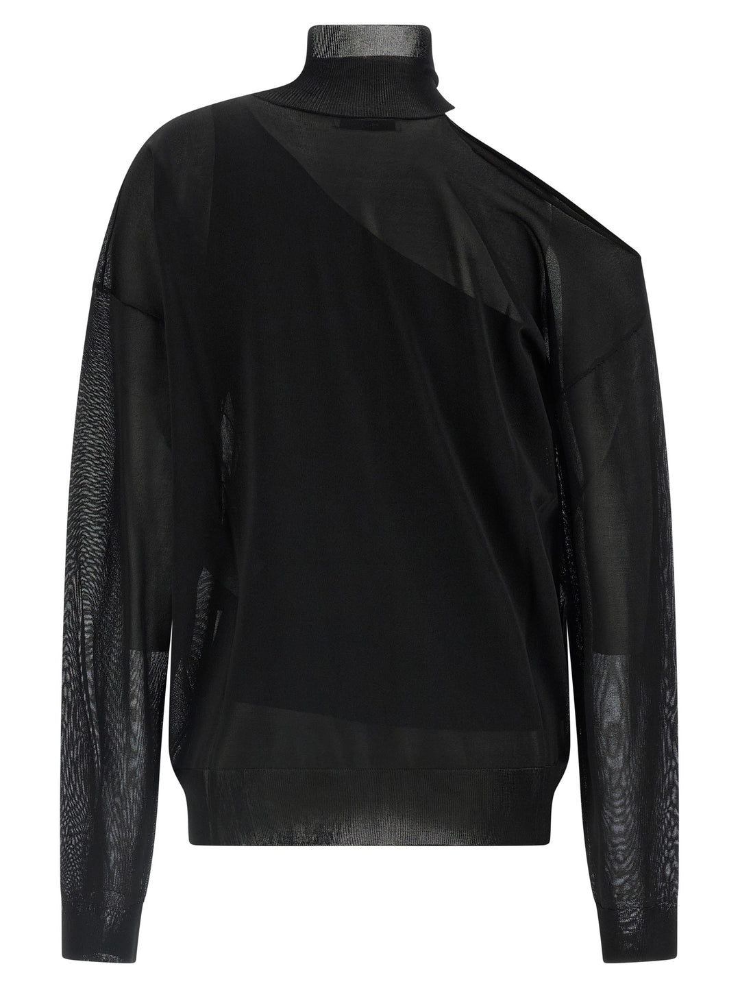 Fendi Black Viscose Cardigan