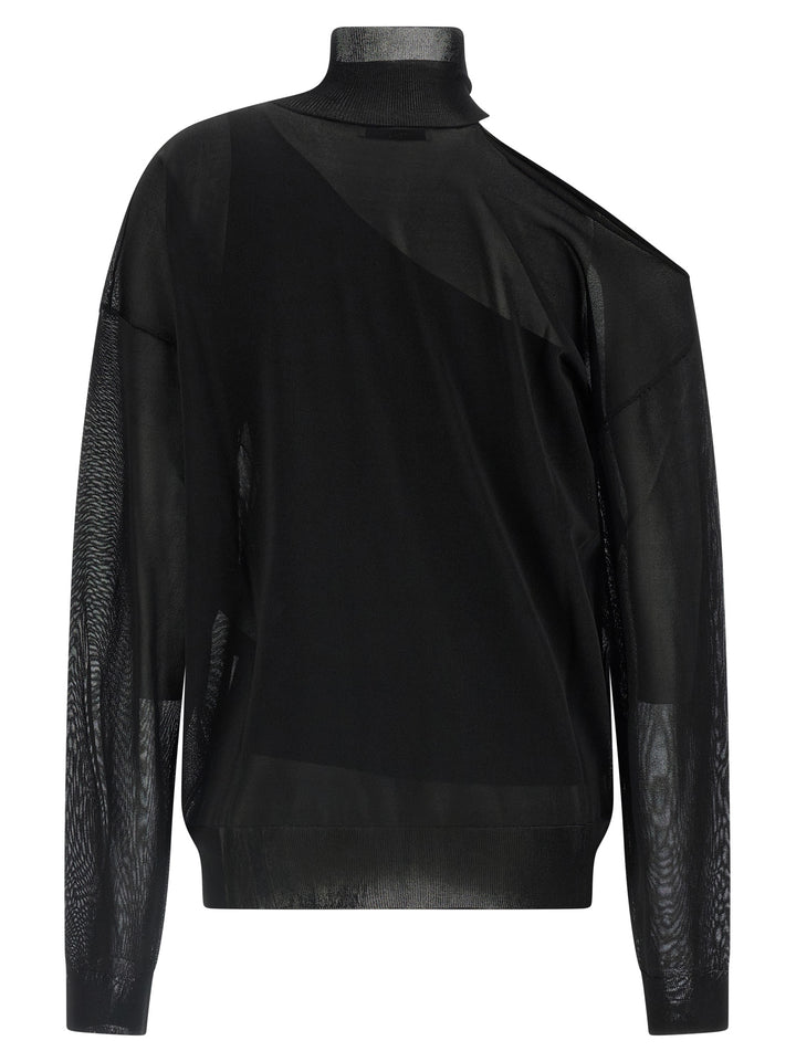 Fendi Black Viscose Cardigan