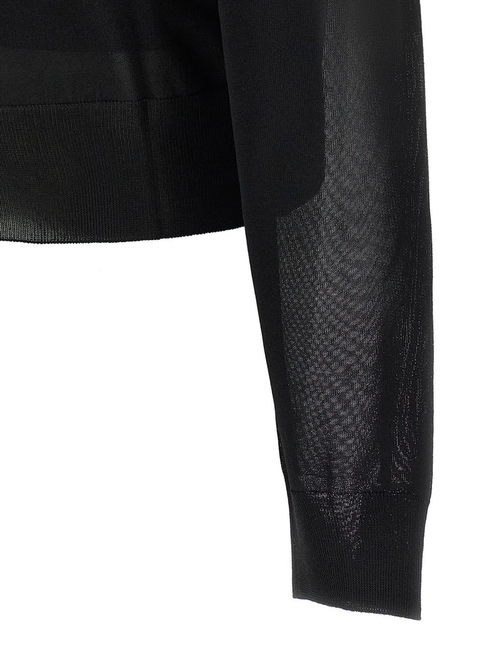 Fendi Black Viscose Cardigan