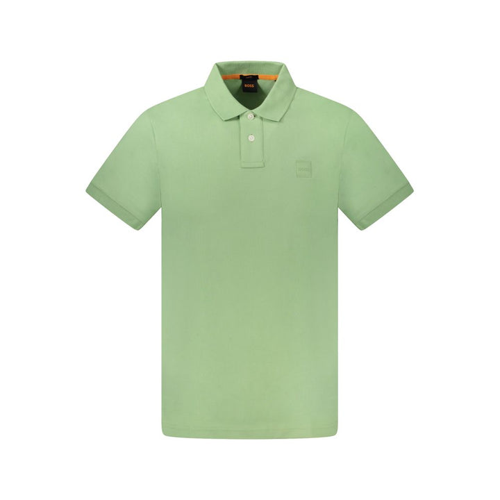 Hugo Boss Green Cotton Men&