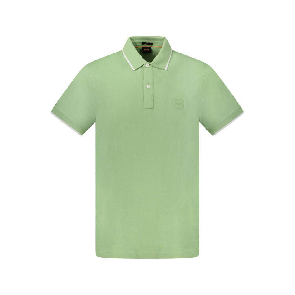 Hugo Boss Green Cotton Men&