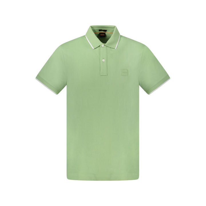 Hugo Boss Green Cotton Men&
