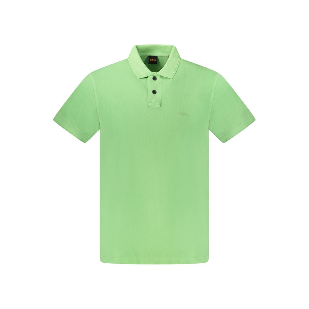 Hugo Boss Green Cotton Men&