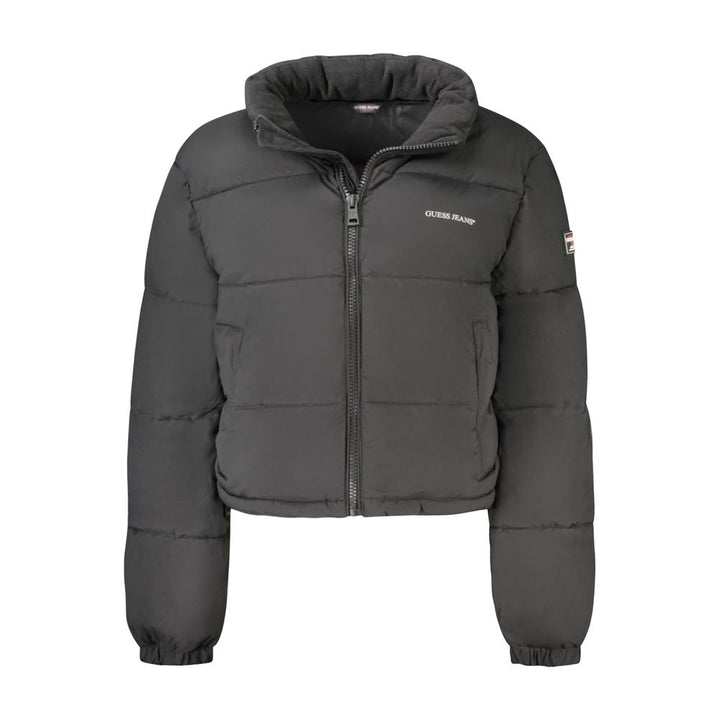 Guess Jeans Black Polyester Women Jacket