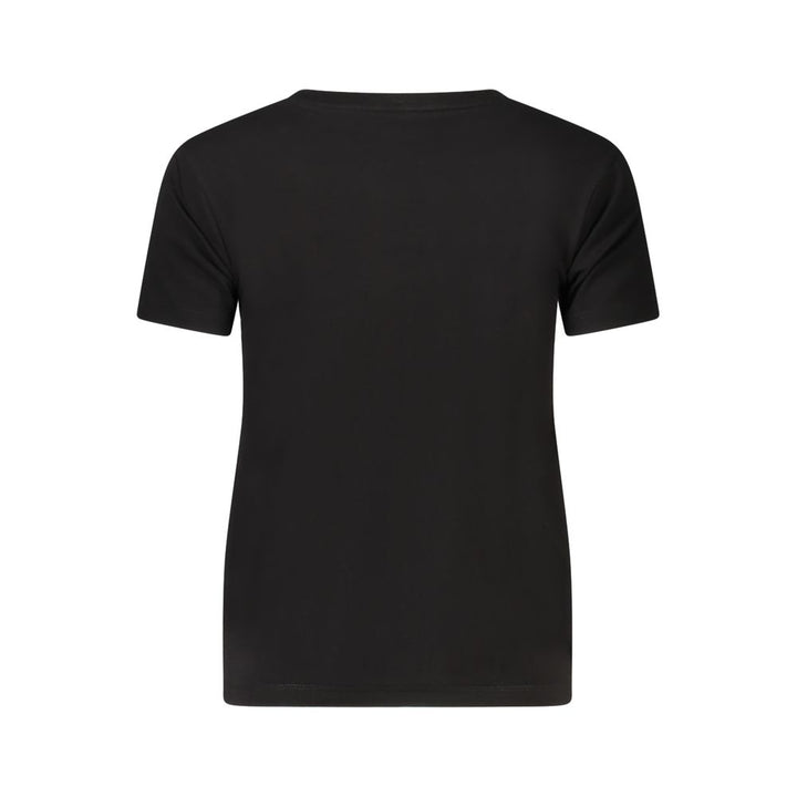 Guess Jeans Black Organic Cotton Women T-Shirt