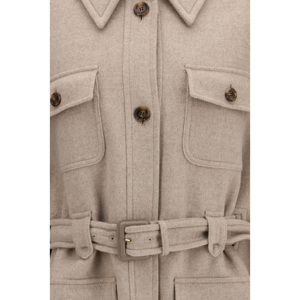 Max Mara Beige Cashmere Coat