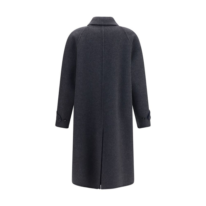 Valentino Garavani Gray Wool Oves Aries Coat