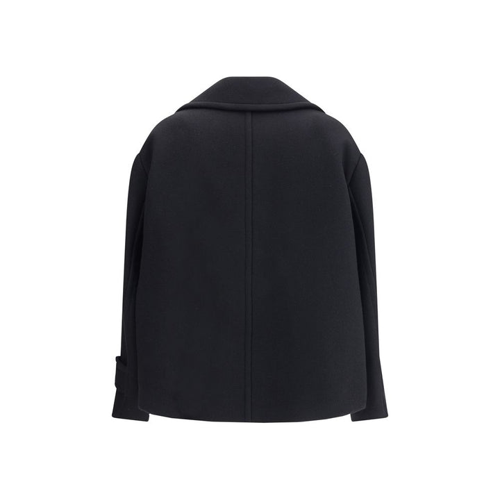 Chloé Black Wool Oves Aries Coat