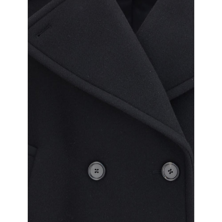 Chloé Black Wool Oves Aries Coat