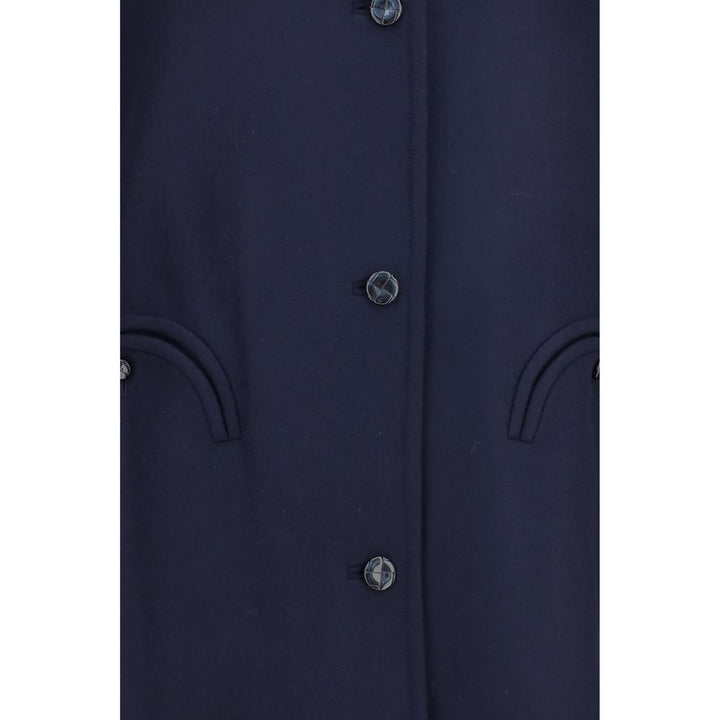 Blazé Milano Blue Wool Oves Aries Coat